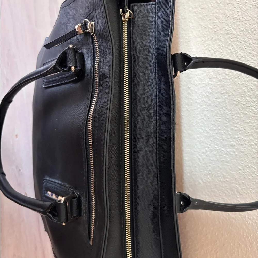Stella & Dot Full Time Fabulous Black Tote Bag